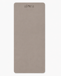 beige yoga mat with branding