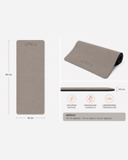 Premium Non-Slip Yoga & Pilates Mat – Sand Beige