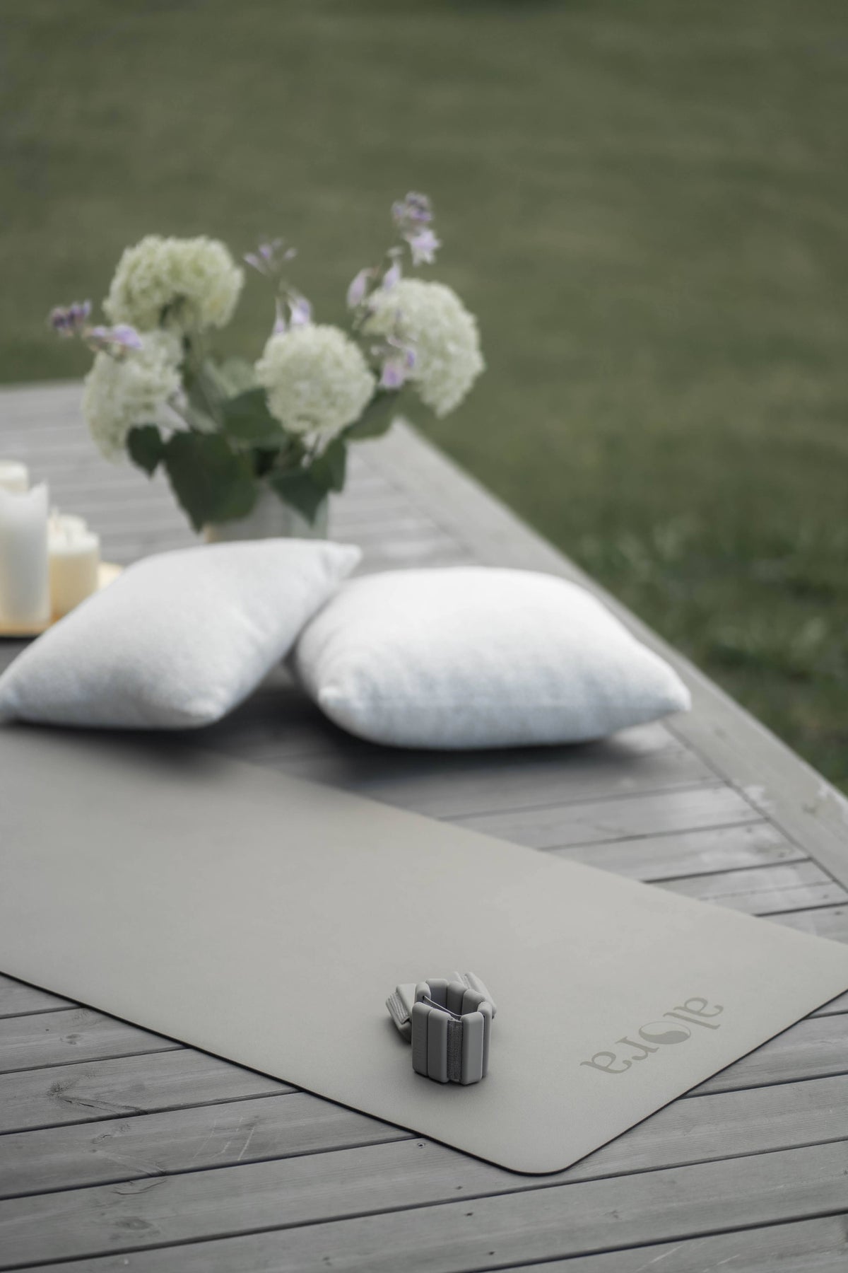 Premium Non-Slip Yoga & Pilates Mat – Sand Beige